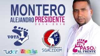 Alejandro MONTERO  PRESIDENTE SGACEDOM 2014 Apoyado Por ELLIDER PRODUCTIONS & MICHELLE PUBLISHING