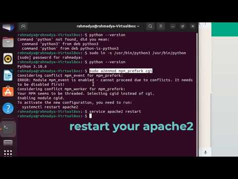 Run Python On Apache2 Ubuntu