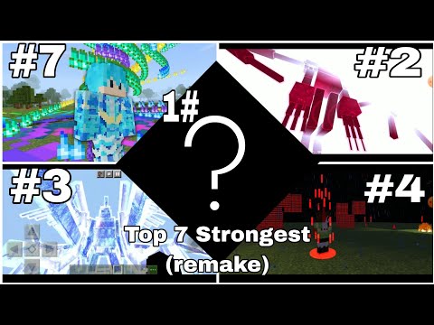 Mr. BlackSMD - Top 7 Strongest most powerful mob (remake) addons/mods