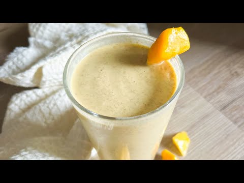 Tropical Smoothie Vegan Recipe High Protein Mango
