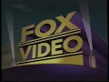 Fox Video 1994 60fps
