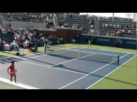 Irina Falconi at the US Open  2012