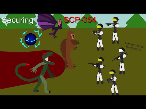 Securing SCP-354 Stick Nodes Animation | SCP:- Secure and Containing