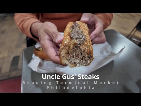 Instant Top Cheesesteak Contender?  Uncle Gus' Steaks - Reading Terminal