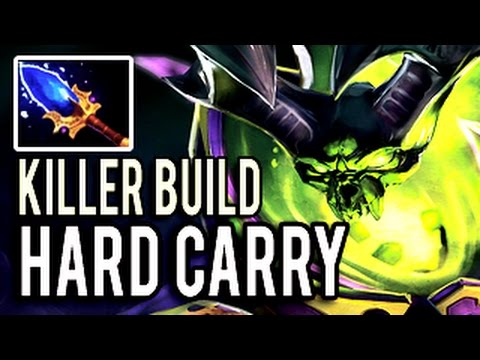 PUGNA HARD CARRY - Aui 2000 Imba Killer Build Patch 7.03 Dota 2