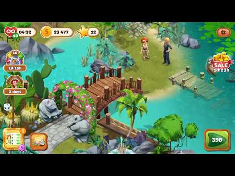 Lost island Blast Adventure 395 level Gameplay Story