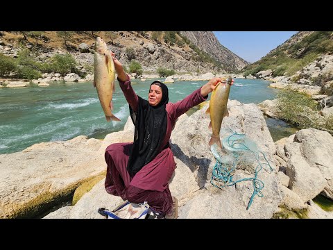 🎣🌊Kulthum in the heart of mountain valleys: 🐟 Unparalleled catch and release of small fish