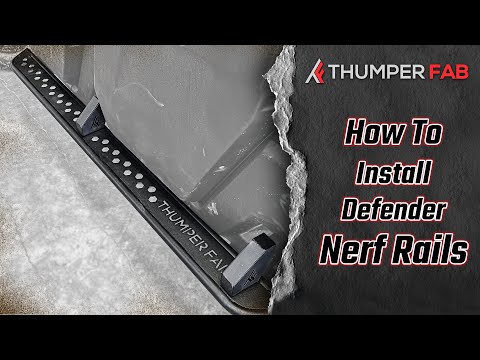 How to Install Can-Am Defender MAX Nerf Rail by Thumper Fab