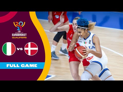 Italy v Denmark | Full Game - FIBA Women's EuroBasket Qualifiers 2021