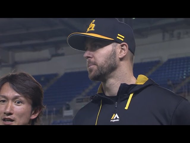 ホークス・バンデンハーク投手ヒーローインタビュー 2017/4/20 M-H