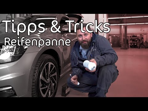 Wie verwendet man ein Reifenpannenset? | VW | Tipps & Tricks | Schmidtmotorsport