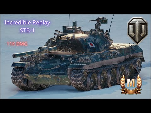 Incredible Replay 11K DMG STB-1 -World of Tanks-Replay