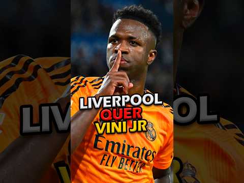A VINGANÇA DO LIVERPOOL COM O REAL MADRID POR VINI JR #shorts #futebol #viniciusjr