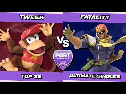 Port 6 Top 32 - Tweek (Diddy Kong) Vs. Fatality (Captain Falcon) SSBU Ultimate Tournament