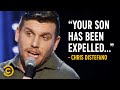 How Chris Distefano Almost Got Expelled from Catholic School
