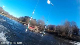 preview picture of video 'Shaws Bridge Slalom 8 Feb 2015 DIv 2 First Run'