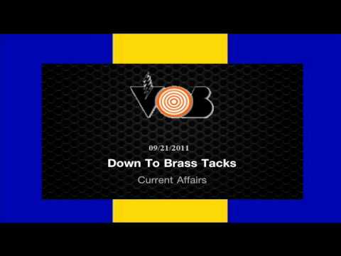 Down To Brass Tacks - Bajans real funny (excerpt 09-21-11)