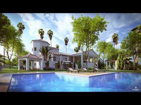 LUMION 9 RENDERING TUTORIALS #15 POOL HOUSE