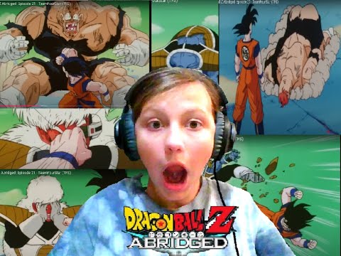 GOKU DESTROYS THE GINYU FORCE!!!!!!!! Dragon Ball Z Abridged Episode 21