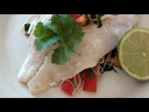 GINGER FISH & HERB SALAD - VIDEO RECIPE