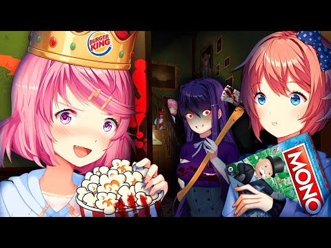Dokis Survive a Haunted House👻(DDLC Voiced Animation)