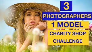 3 photographers shoot the same model: Charity shop photography challenge - part 1