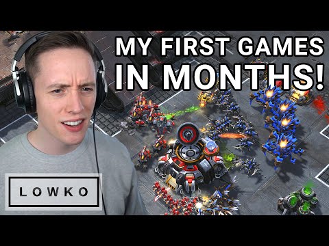 StarCraft 2: My FIRST StarCraft Ladder Games in Months! (Zerg Live Games)