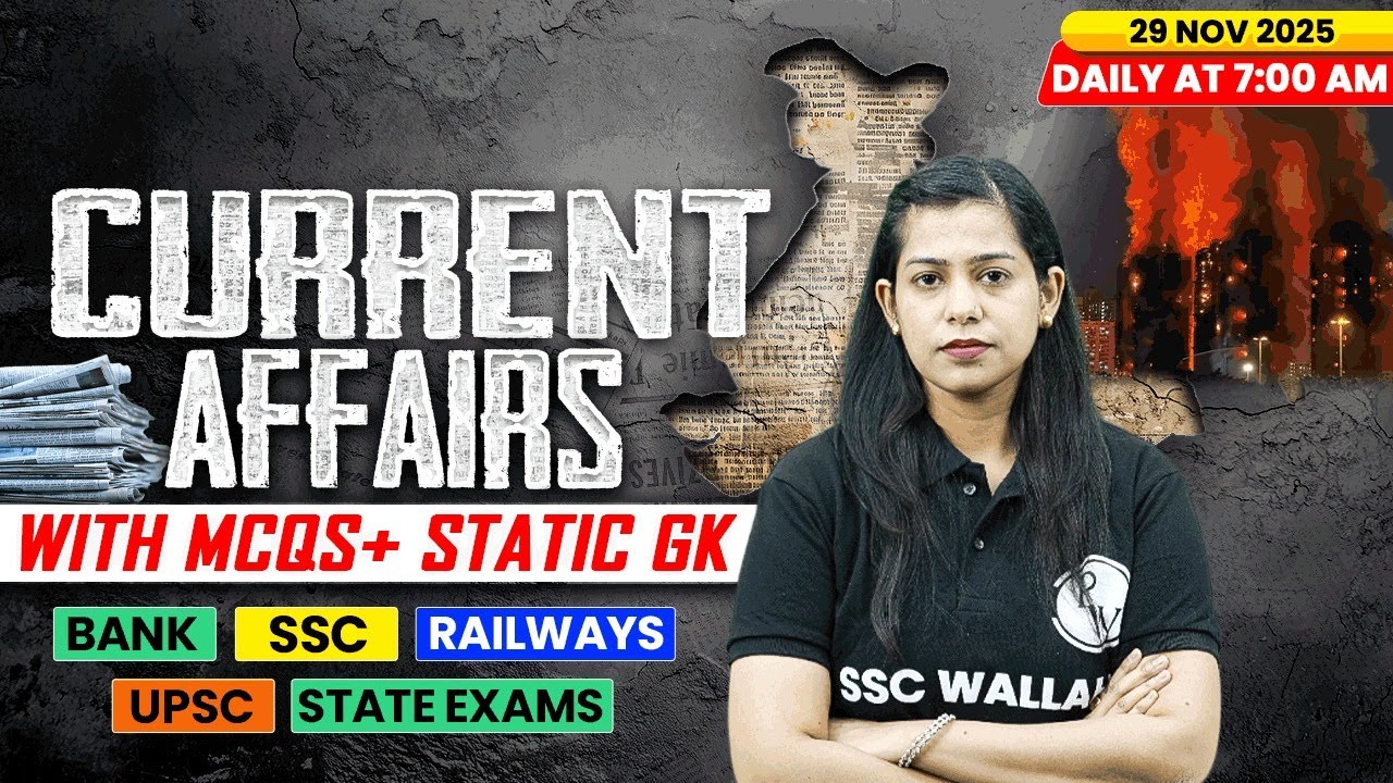 Current Affairs Today | 29 November Current Affairs 2025 | Daily Current Affairs | By Krati Mam
