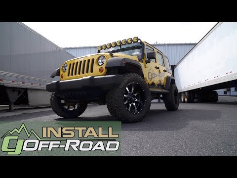 Jeep Wrangler JK TeraFlex Body Lift Kit 1-1/4" With Hardware 2007-2018 Installation
