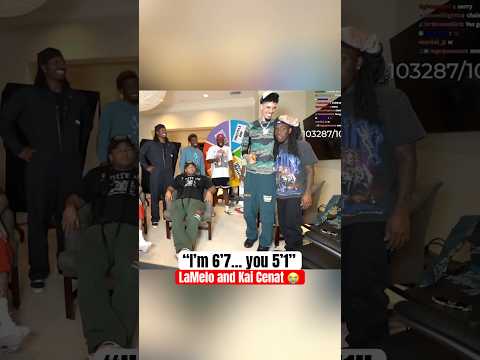 LaMelo height checked Kai 🤣