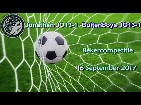 Samenvatting Buitenboys JO13-1 - Jonathan JO13-1 (2-4) Bekercompetitie 16-september-2017