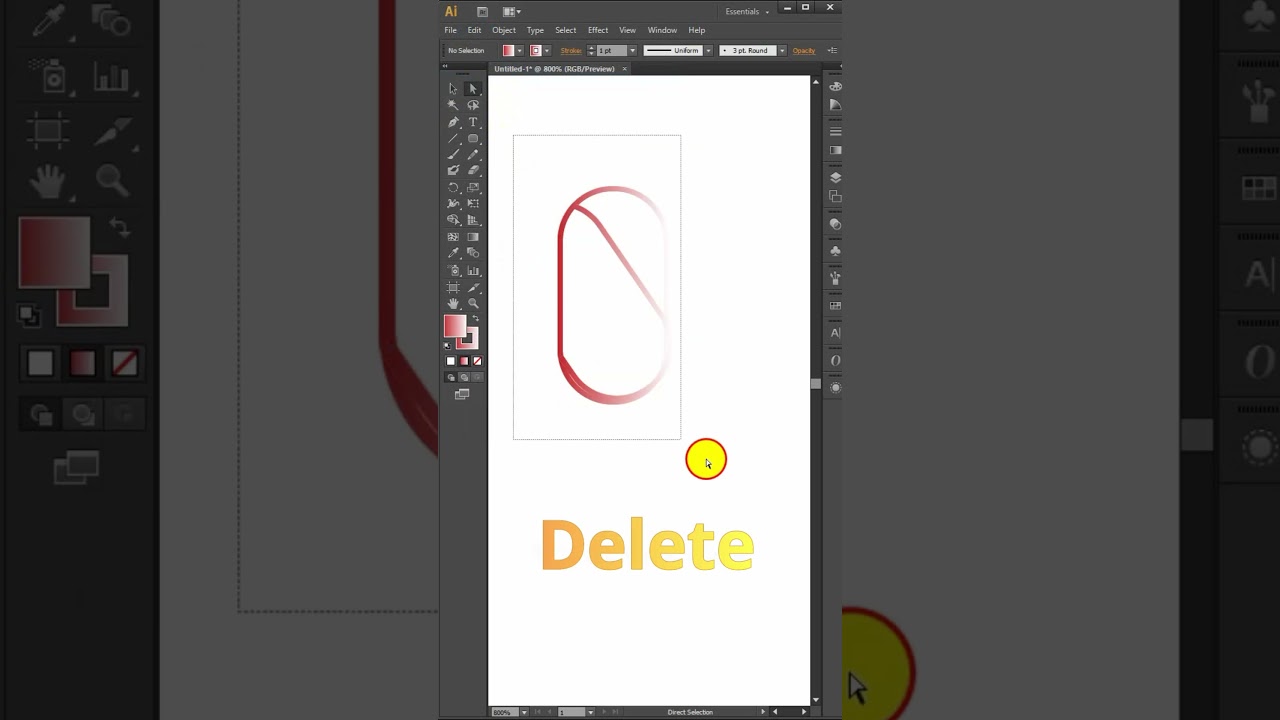 How To Make a Intersected Cicular logo Design .#coreldraw 2025