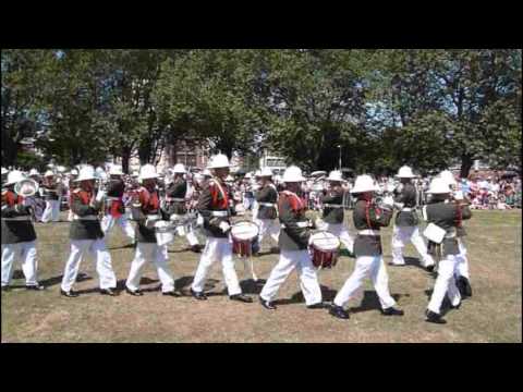 BASEL TATTOO 2013 parade freiburg  Royal Corps of Musicians Tonga 2