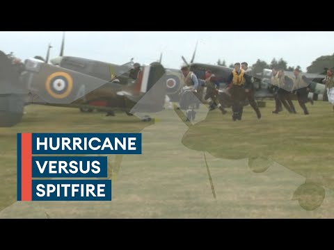 Battle of Britain's Finest: Spitfire and Hurricane fighter aircraft compared