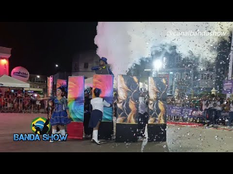 Coreográfico da Banda Marcial BANEMA no Concurso de Bandas e Fanfarras em Mata de São João