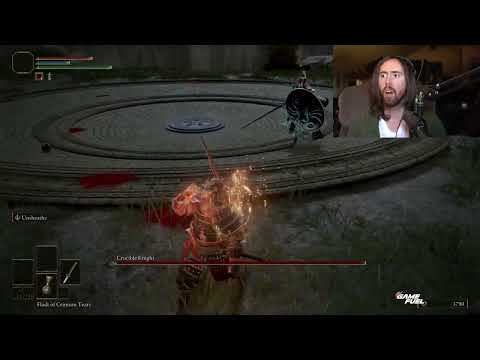 Elden Ring - Crucible Knight Boss Encounter - Asmongold Stream