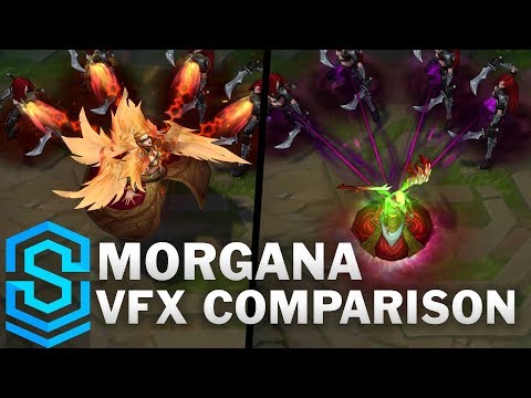 Morgana Update - All Skins Comparison | League Of Legends