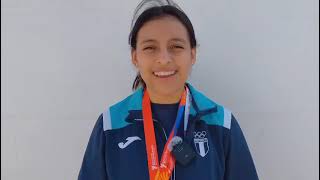 Gloria Rivas se expresa luego de ganar el oro en rifle de aire