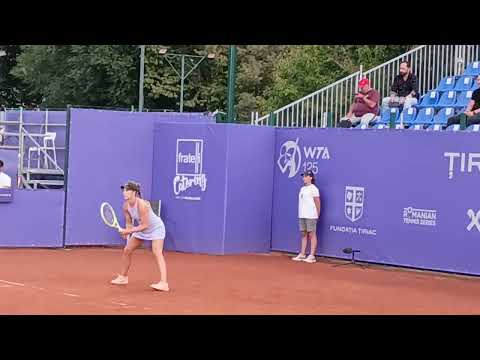 ILINCA AMARIEI, în tur 1 la WTA 125 BUCUREȘTI, ȚIRIAC TROPHY 2024
