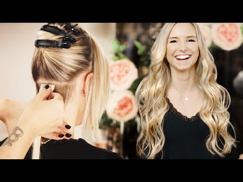 Tutorial: How to apply tape-in extensions