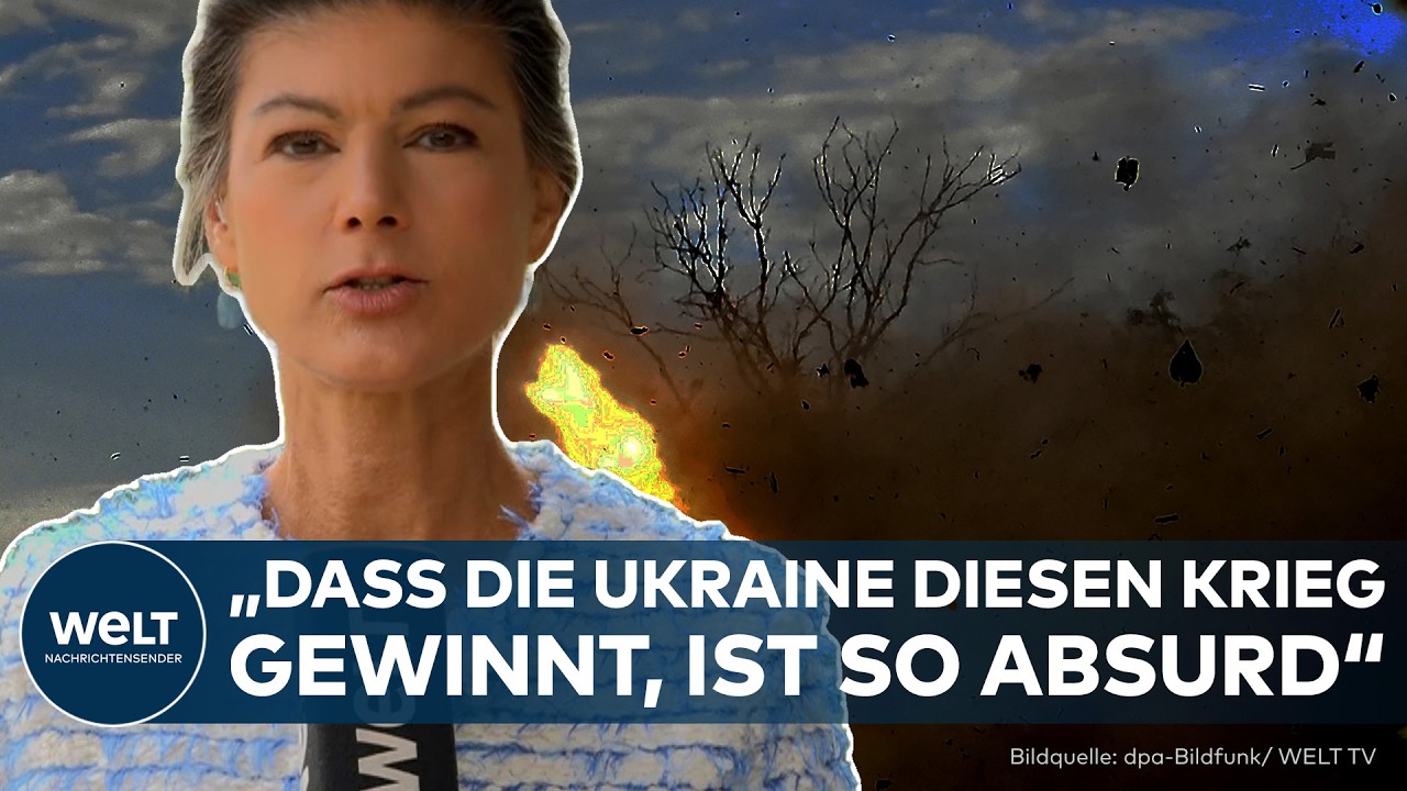 SAHRA WAGENKNECHT: "Ich werbe ja seit Beginn dieses Krieges dafür, dass man Gespräche führt!"