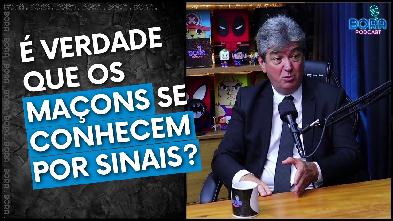SINAIS, TOQUE E PALAVRAS DA MAÇONARIA | DR. CLÉSCIO GALVÃO - Cortes do Bora Podcast