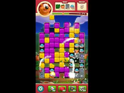 Toon Blast Level 10965 - NO BOOSTERS 🐻🐺🐱 | SKILLGAMING ✅