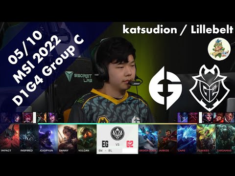 EG(Danny サミーラ) VS G2(Caps アニビア) D1G4 Group C ハイライト - MSI 2022 Group Stage by YAMA