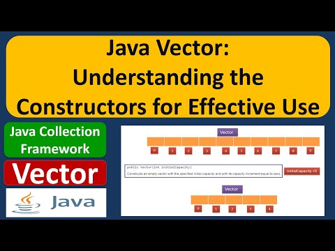 Java Vector Understanding The Constructors For Effective Use Java Collection Framework