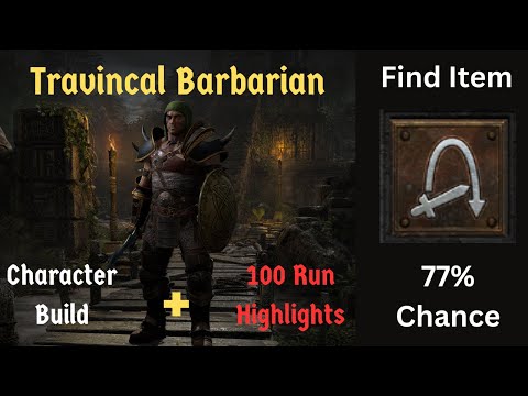 D2:R Travincal "Horking" Barb | My Build + 100 Trav Runs Showcase