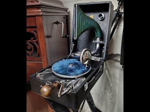 "My Melancholy Baby" ~ Gene Austin -Played with Bamboo Toothpick on Severny Press Russian Gramophone