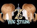 WIE ICH MEINE LINK COSPLAY PERÜCKE GESTYLTE Perücken Styling Tutorial