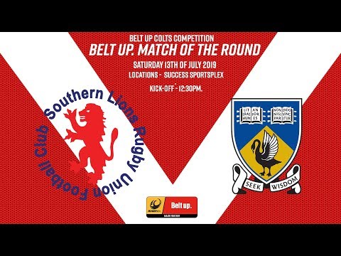 BeltUp Colts 2019 Round 18 - Southern Lions v UWA