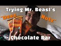 TRYING MR BEAST S DEEZ NUTZ CHOCOLATE BAR REVIEW